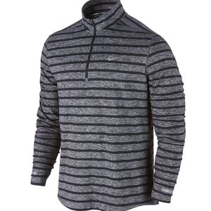 Nike Gray Striped Pullover